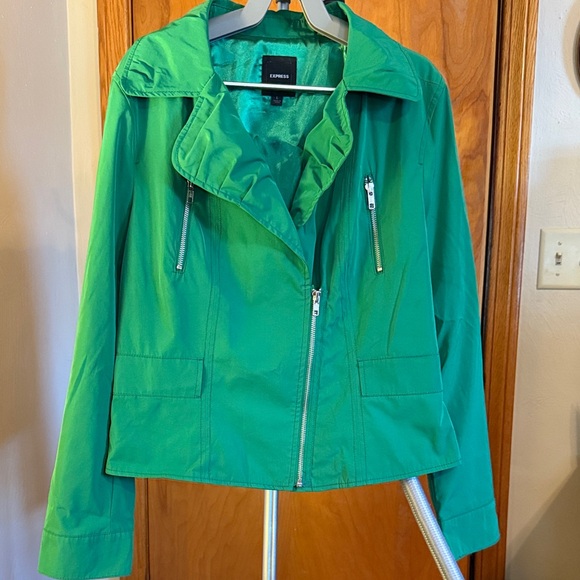 Express Jackets & Blazers - Express Women's Green Utility Jacket. Size L. Like new